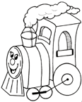 Coloriage Trains 4