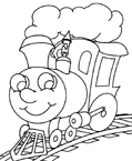 Coloriage Trains 5