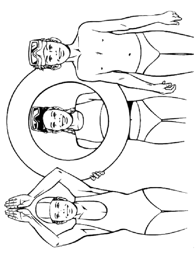 Coloriage 10 Vacances