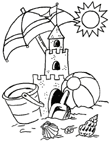 Coloriage Vacances 27