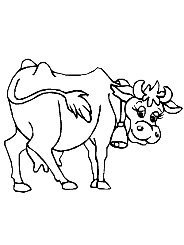 Coloriage 10 Vaches