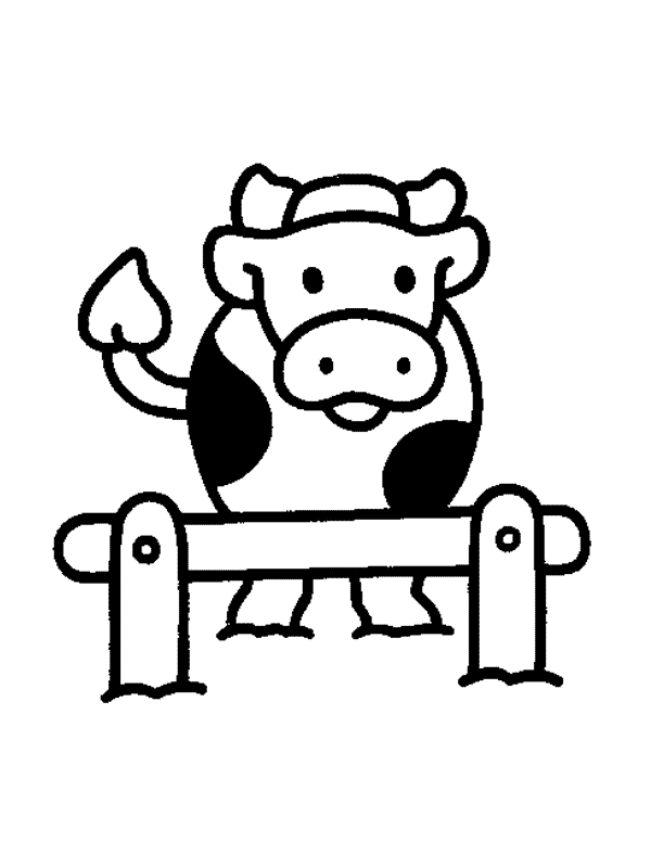 Coloriage 7 Vaches