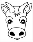 Coloriage Vaches 14