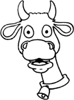 Coloriage Vaches 26