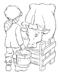 Coloriage Vaches 31