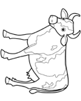 Coloriage Vaches 42