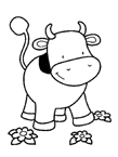 Coloriage Vaches 5