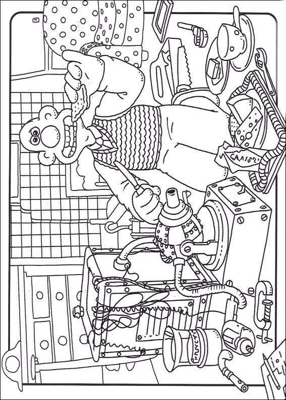 Coloriage 13 Wallace et gromit