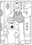 Coloriage Wallace et gromit 9