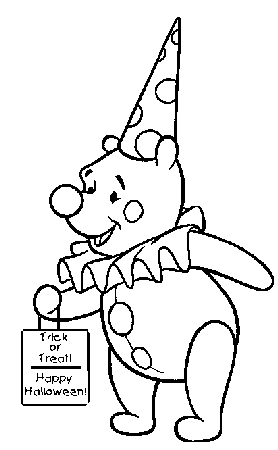 Coloriage 12 Winnie l-ourson