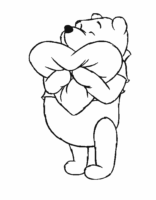 Coloriage 17 Winnie l-ourson