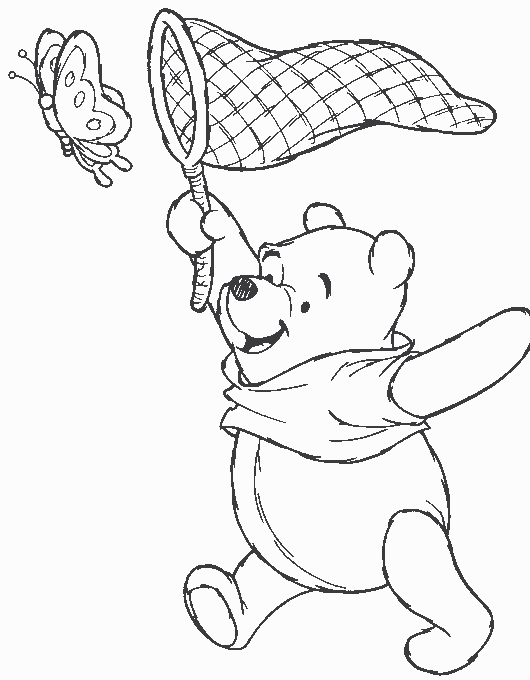 Coloriage 20 Winnie l-ourson