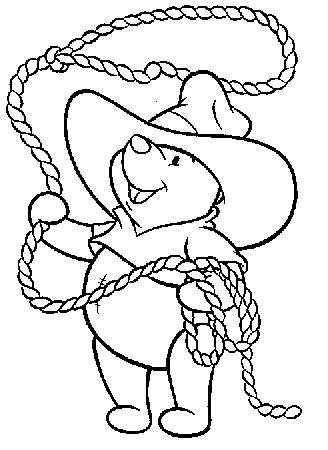 Coloriage 21 Winnie l-ourson