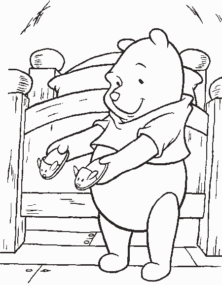 Coloriage 22 Winnie l-ourson