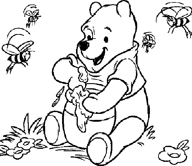 Coloriage 24 Winnie l-ourson