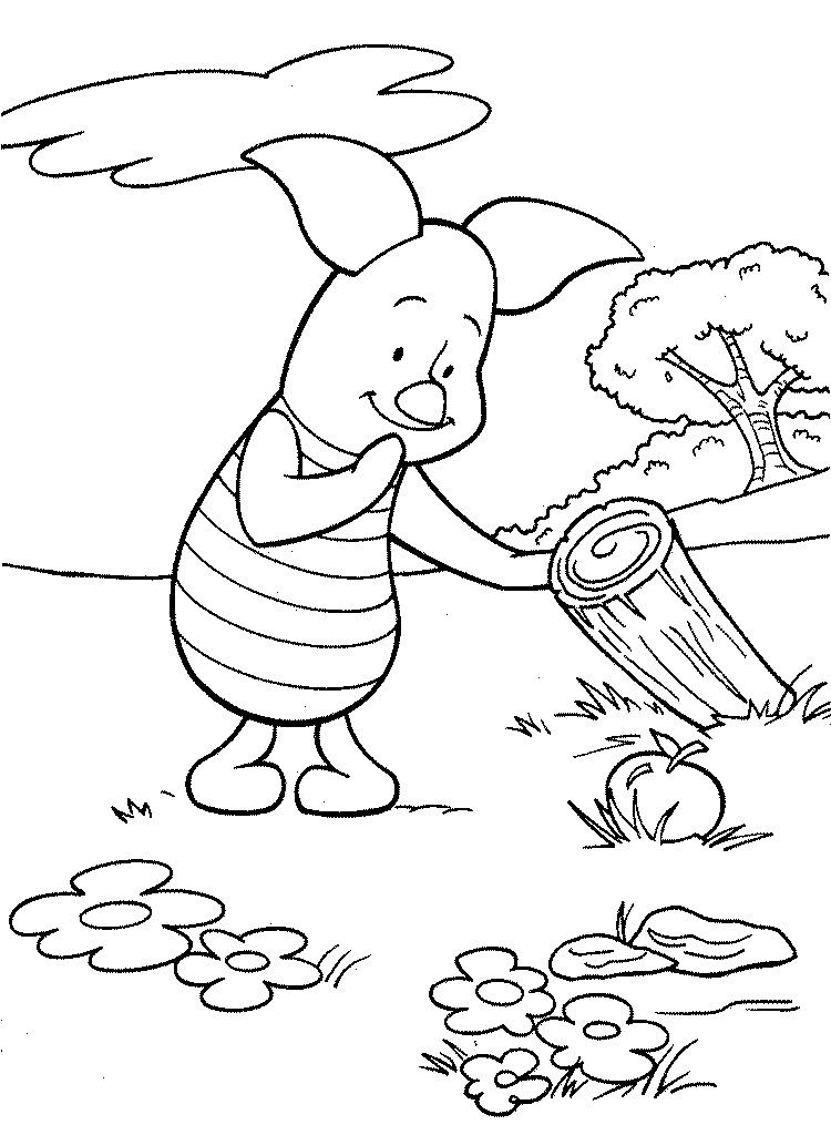 Coloriage 3 Winnie l-ourson