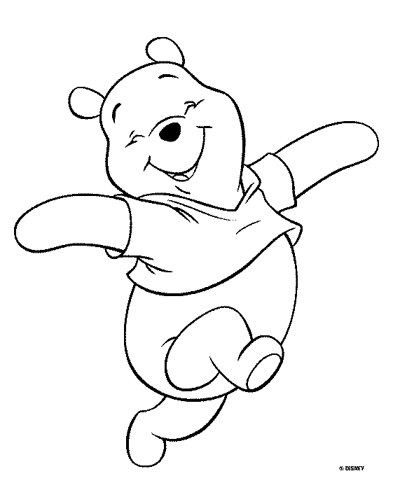 Coloriage 30 Winnie l-ourson