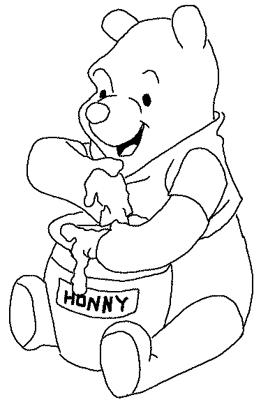 Coloriage 31 Winnie l-ourson