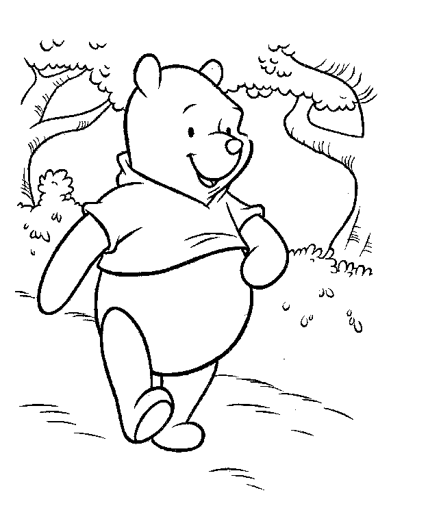 Coloriage 33 Winnie l-ourson