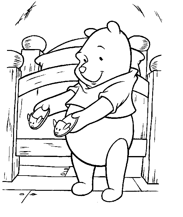 Coloriage 38 Winnie l-ourson