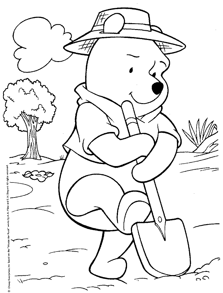 Coloriage 4 Winnie l-ourson