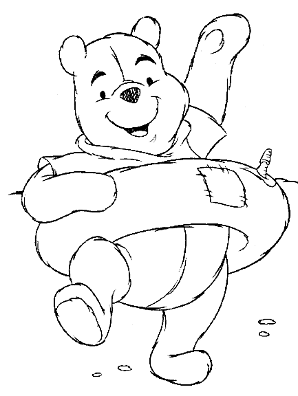 Coloriage 41 Winnie l-ourson