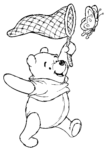 Coloriage 42 Winnie l-ourson