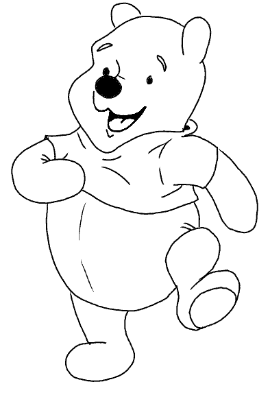 Coloriage 43 Winnie l-ourson