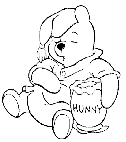 Coloriage 46 Winnie l-ourson