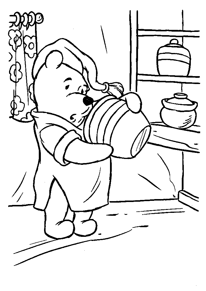 Coloriage 51 Winnie l-ourson