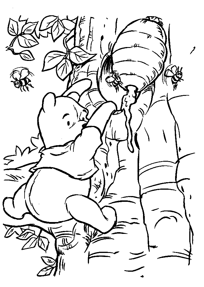 Coloriage 52 Winnie l-ourson