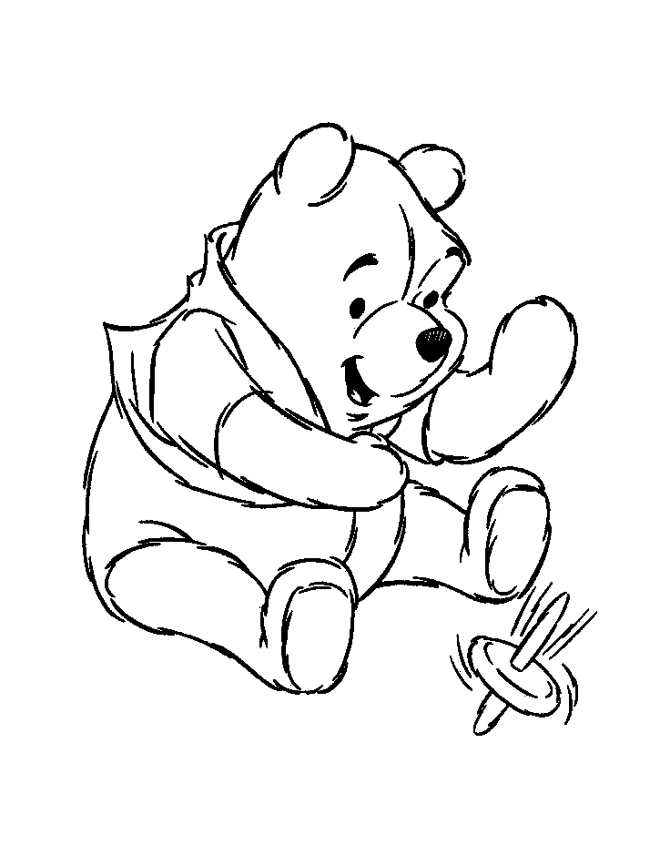 Coloriage 58 Winnie l-ourson