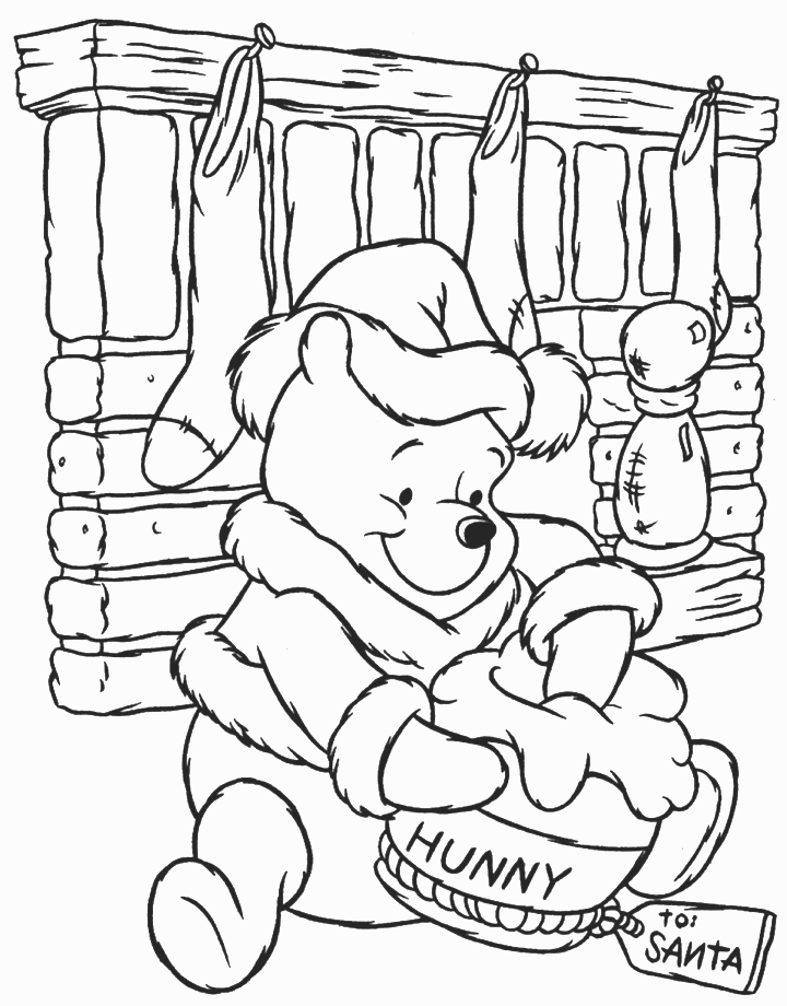 Coloriage 62 Winnie l-ourson