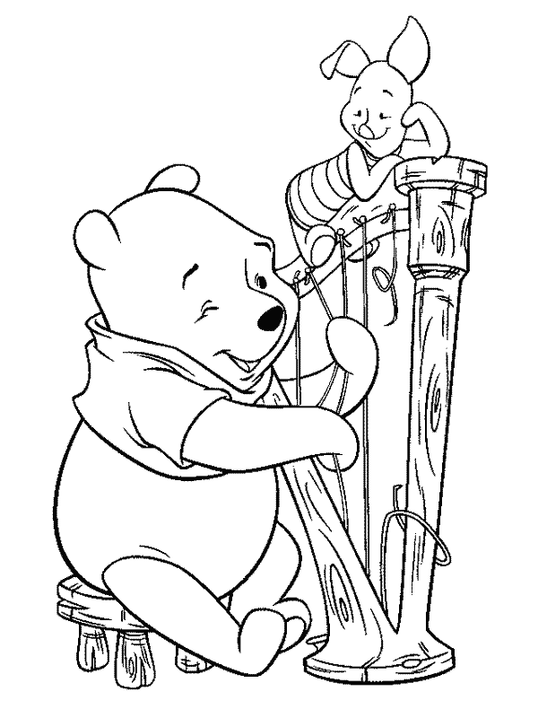 Coloriage 65 Winnie l-ourson