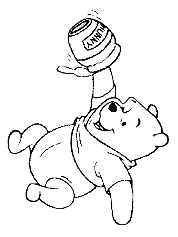 Coloriage 68 Winnie l-ourson