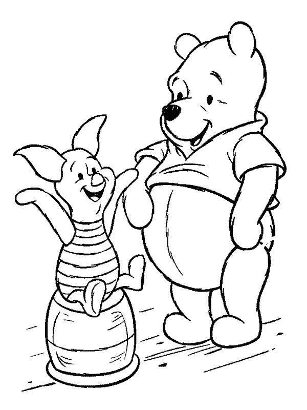 Coloriage 69 Winnie l-ourson