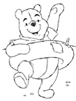 Coloriage Winnie l-ourson 41