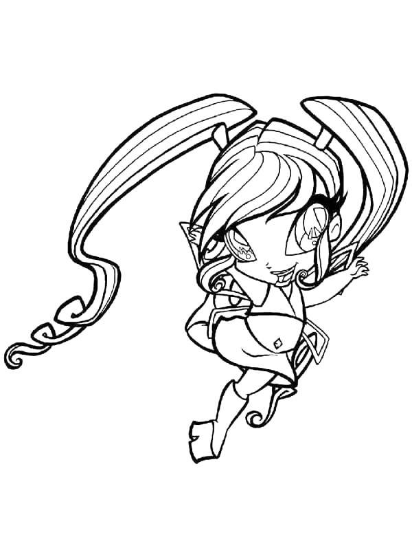 Coloriage 104 Winx