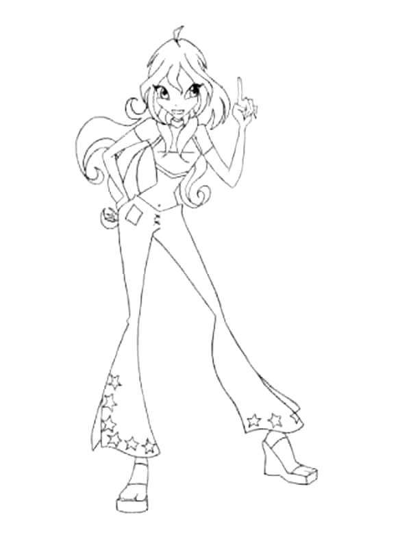 Coloriage 112 Winx