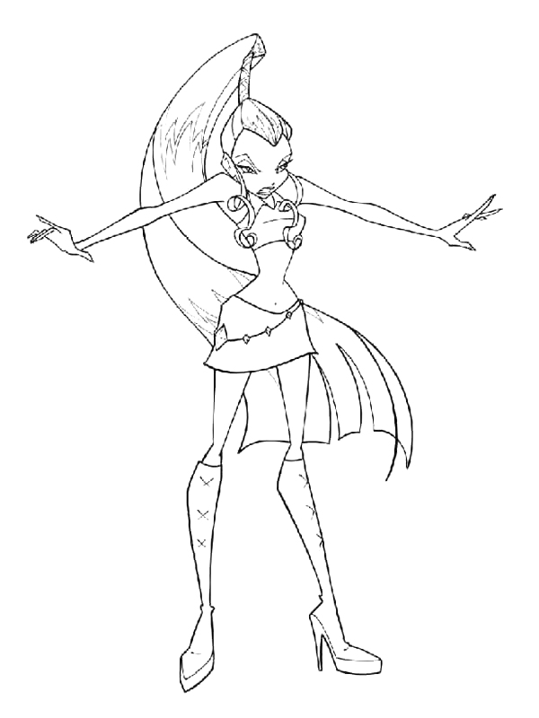 Coloriage 118 Winx