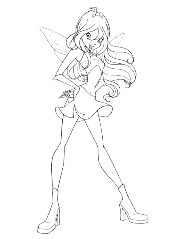 Coloriage 121 Winx