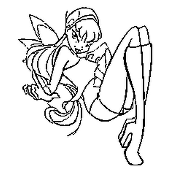 Coloriage 14 Winx