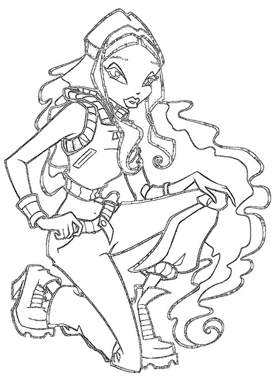 Coloriage 17 Winx