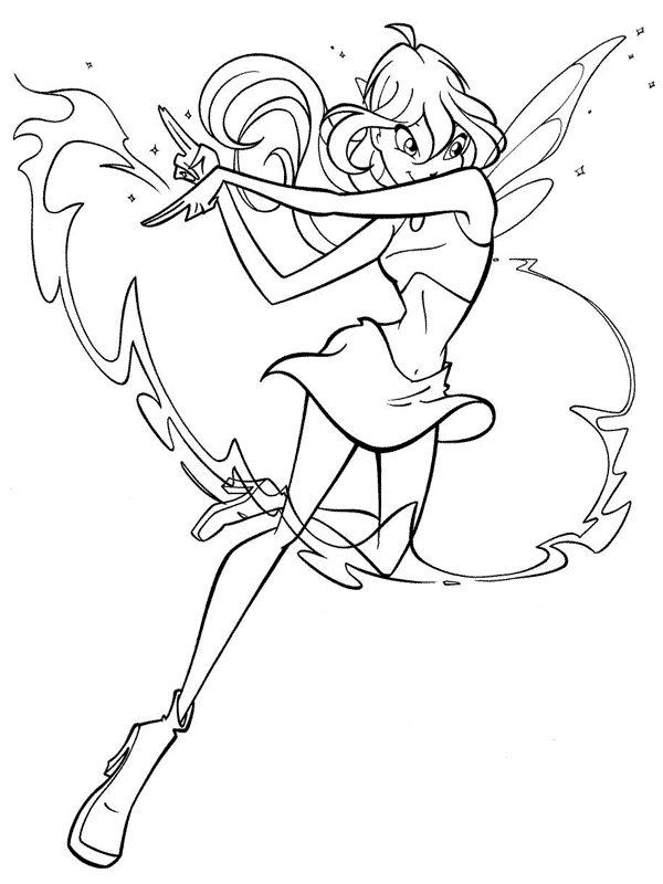 Coloriage 26 Winx