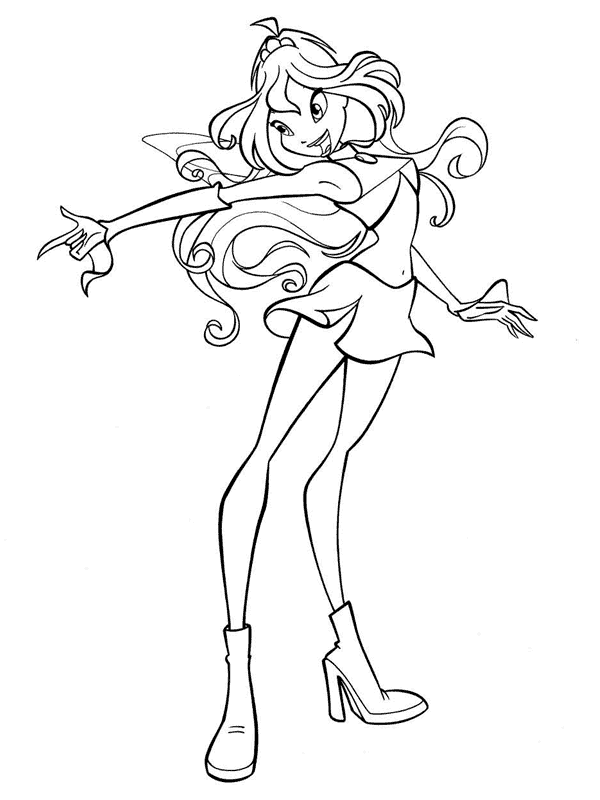 Coloriage 27 Winx