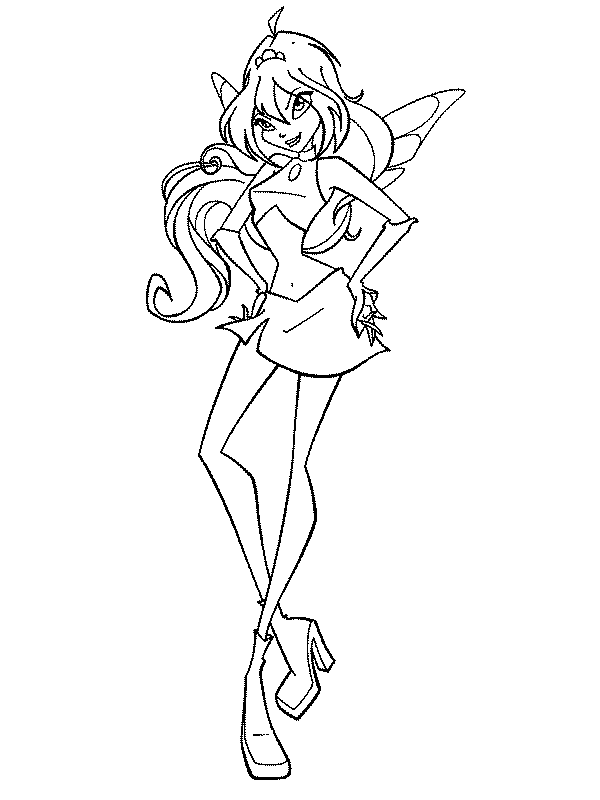 Coloriage 30 Winx