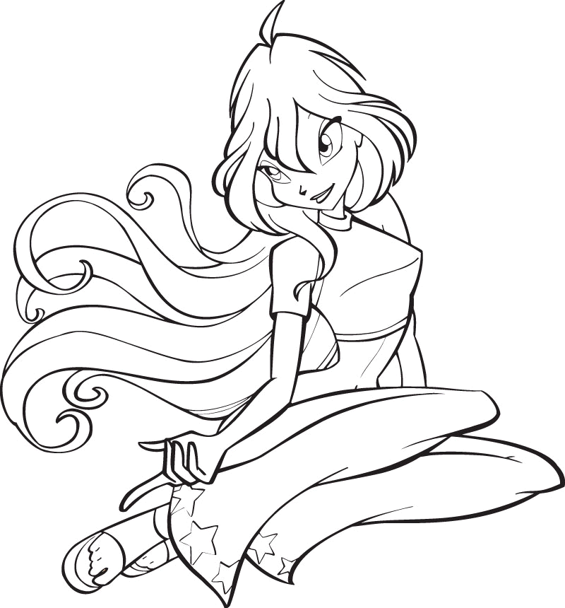 Coloriage 34 Winx