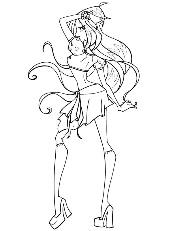 Coloriage 38 Winx