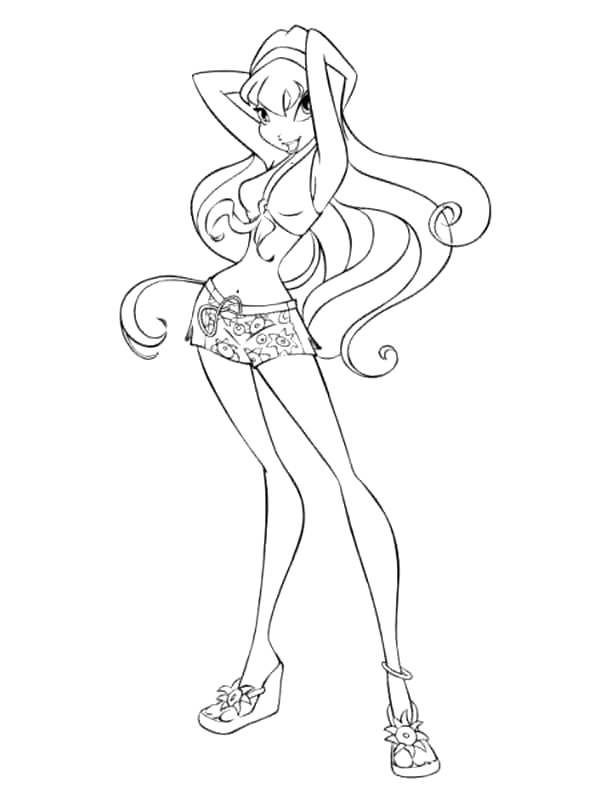 Coloriage 46 Winx