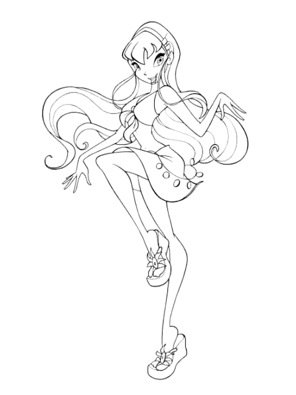 Coloriage 49 Winx